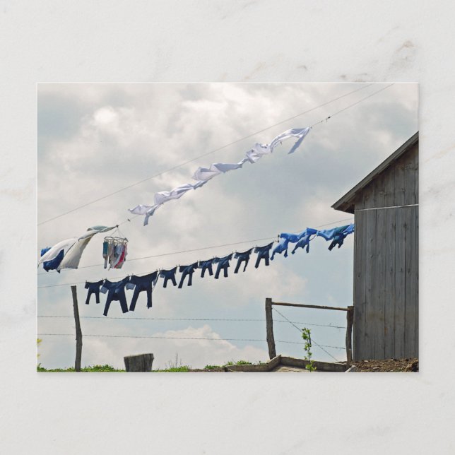 Laundry Day Postcard (Front)