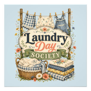 Laundry Day Society Cottagecore Florals Photo Print