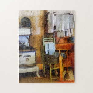 Laundry Drying in Kitchen Jigsaw Puzzle