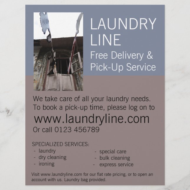 Laundry Flyer (Front)