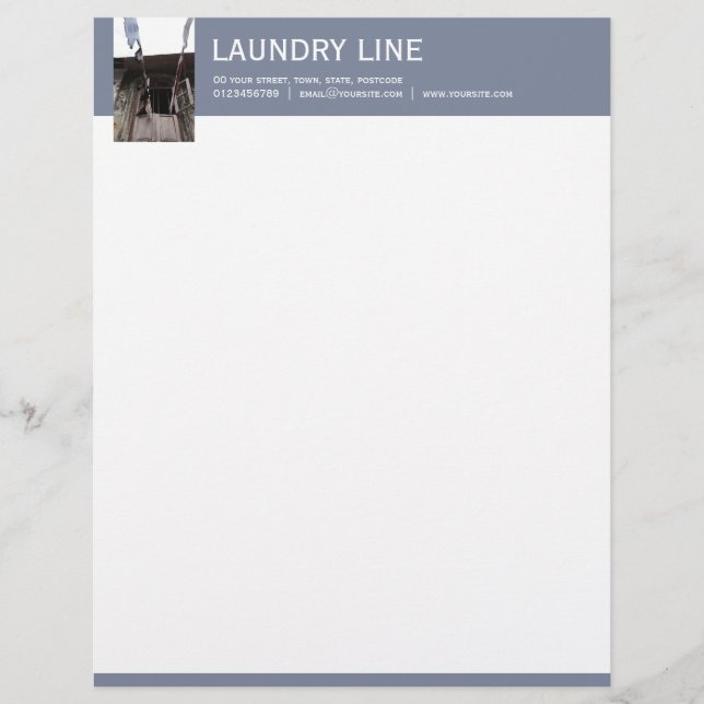 Laundry grey Letterhead (Front)