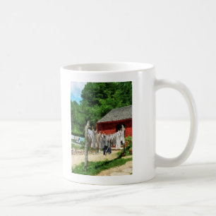 Laundry Hanging on Line Coffee Mug