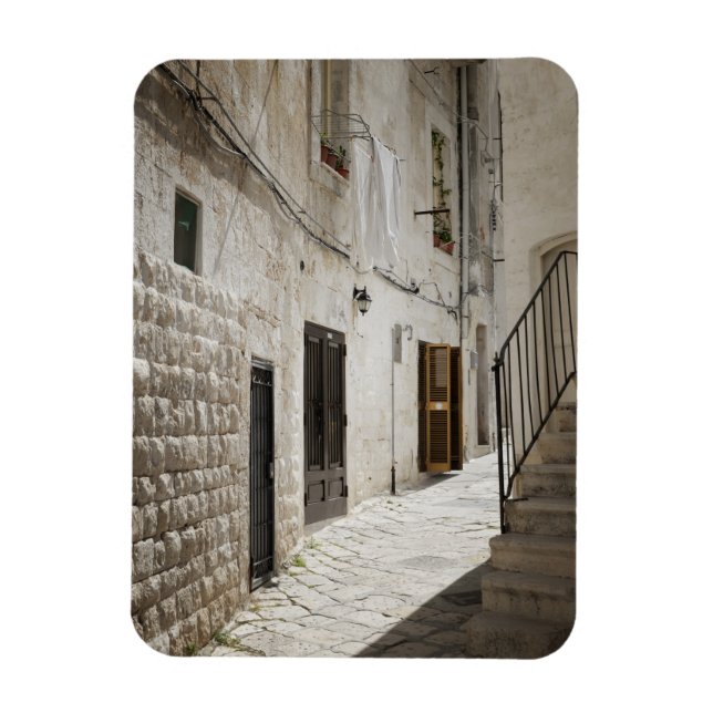 Laundry hanging to dry in an alley in Italy Magnet (Vertical)