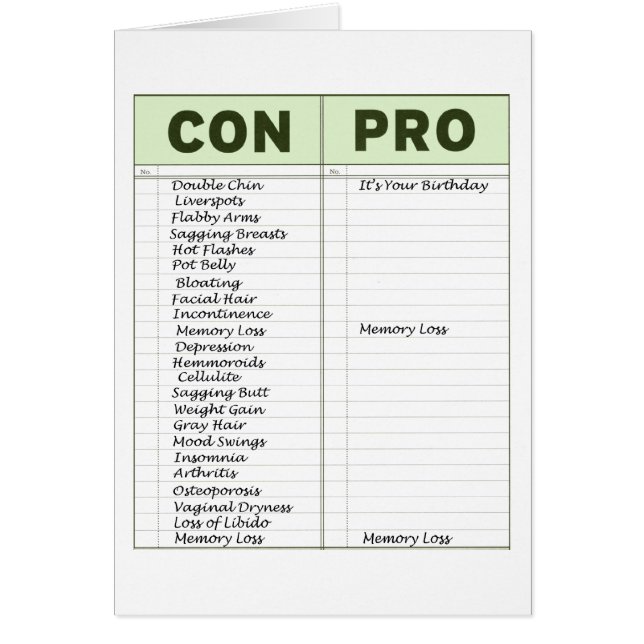 Laundry List (Front)