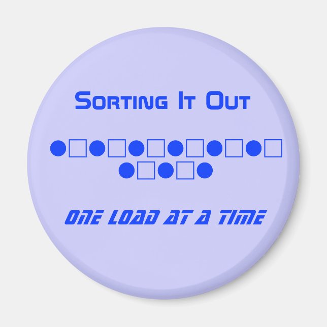 Laundry Magnet - Sorting It Out (Front)