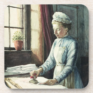 Laundry Maid, c.1880 Coaster