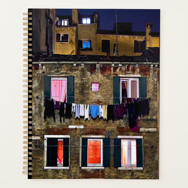 LAUNDRY NIGHT IN VENICE Planner (Front)