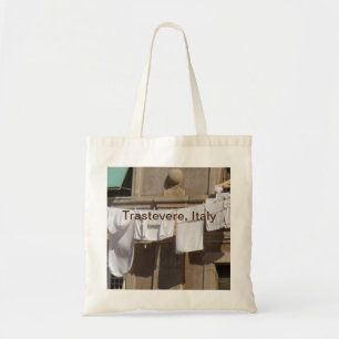 Laundry on a Clothesline, Trastevere, Italy Tote Bag