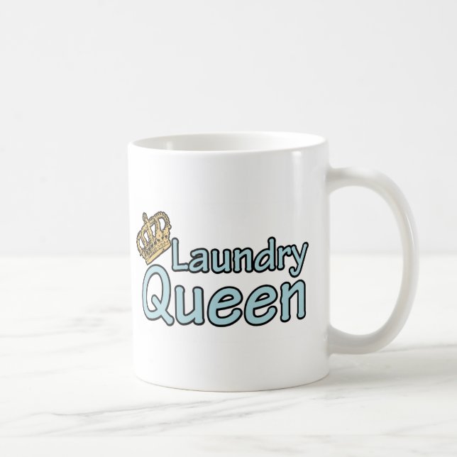 Laundry Queen with Crown Coffee Mug (Right)
