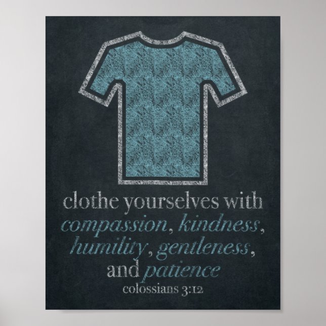 Laundry Room Chalkboard Art 8x10 Poster (Front)