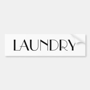 LAUNDRY ROOM DOOR SIGN BUMPER STICKER