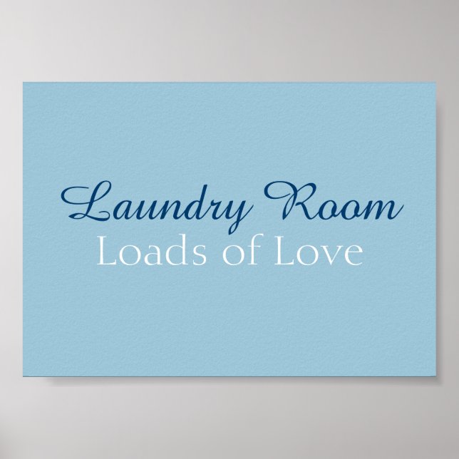 Laundry Room Frameable Poster (Front)