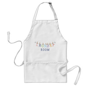Laundry Room Hanging Standard Apron