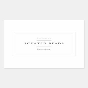 Laundry Scented Beads Label Stickers