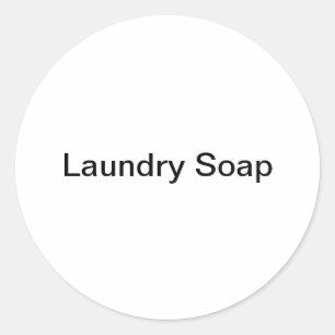 Laundry Soap Stickers