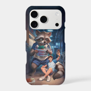 Laundry Time – Selfie with a Giant Racoon