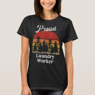 Laundry Worker Job Title Professions T-Shirt
