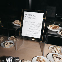 LAURA | Customisable Wedding Dessert Table Sign |