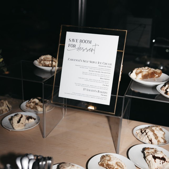 LAURA | Customisable Wedding Dessert Table Sign |  (Creator Uploaded)
