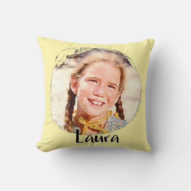 Laura Ingalls Wilder Cushion (Front)