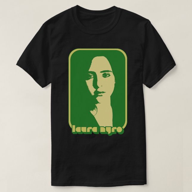 Laura Nyro Retro 70s Style Fan Art Design 2 T-Shirt (Design Front)