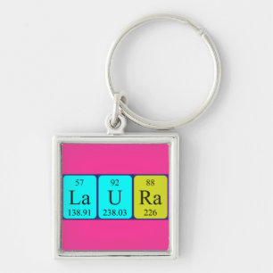 Laura periodic table name keyring