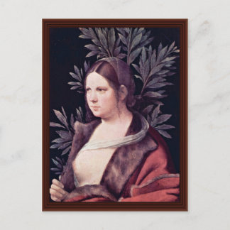 Laura (Portrait Of A Young Woman) By Giorgione Postcard