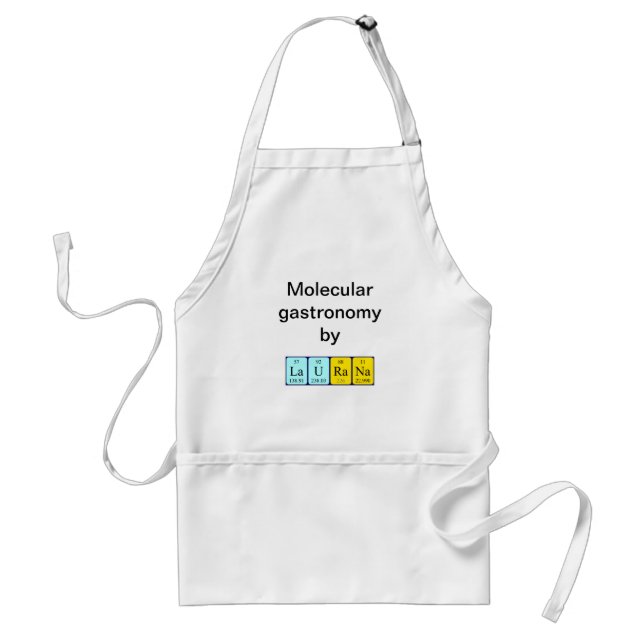 Laurana periodic table name apron (Front)