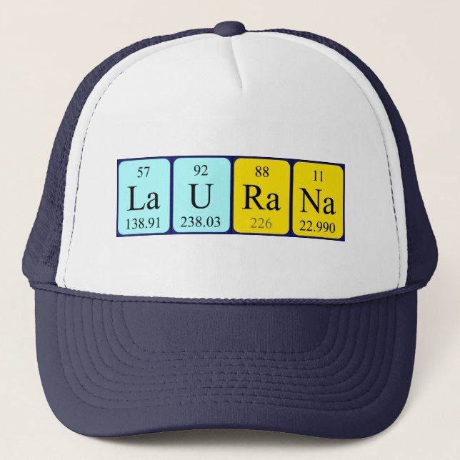 Laurana periodic table name hat (Front)