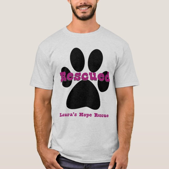 Laura's Hope Rescue - Rescued T-shirt (Front)