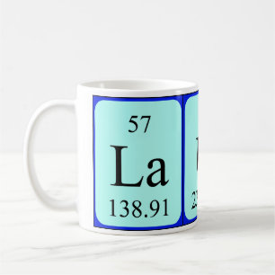 Laure periodic table name mug