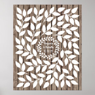 Laurel - 100 Signature Guest Book Alternative