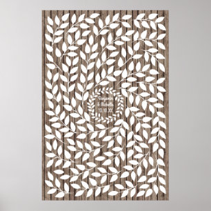 Laurel - 250 Signature Guest Book Alternative