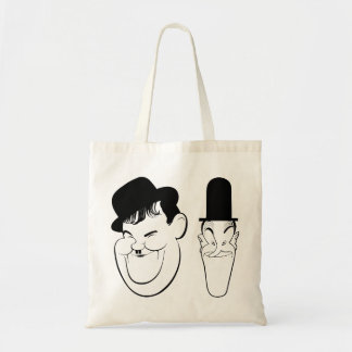 laurel and hardy tote bag