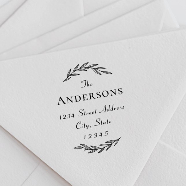 Laurel Branch Family Name Return Address Self-inking Stamp (Creator Uploaded)