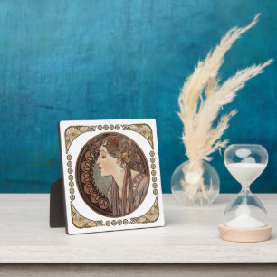  Laurel by Alphonse Mucha  Plaque