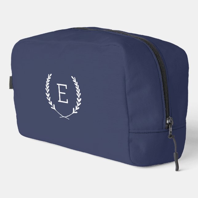 Laurel Crest Monogram Dopp Kit (Right Corner)