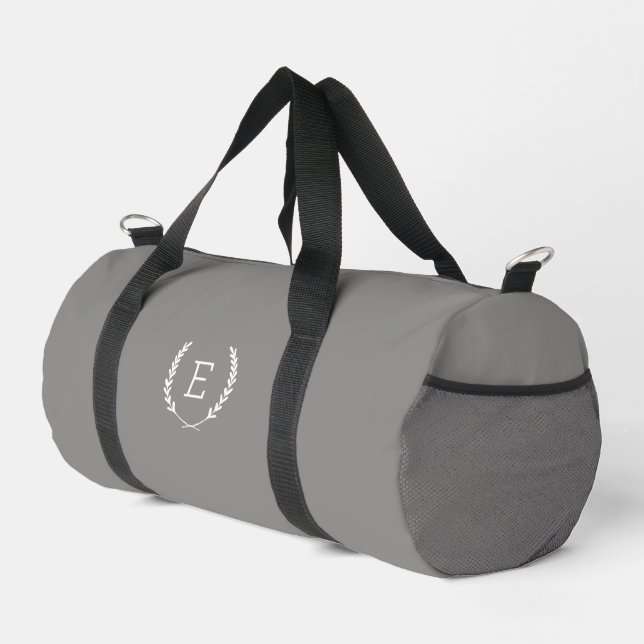 Laurel Crest Monogram Duffle Bag (Right Corner)