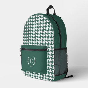 Laurel Crest Monogram Printed Backpack