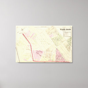 Laurel Dale Chemical Works Atlas Map Canvas Print