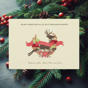 Laurel Deer Peace and Joy Corporate Card
