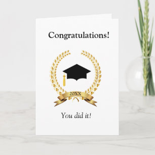 Laurel Graduation Card