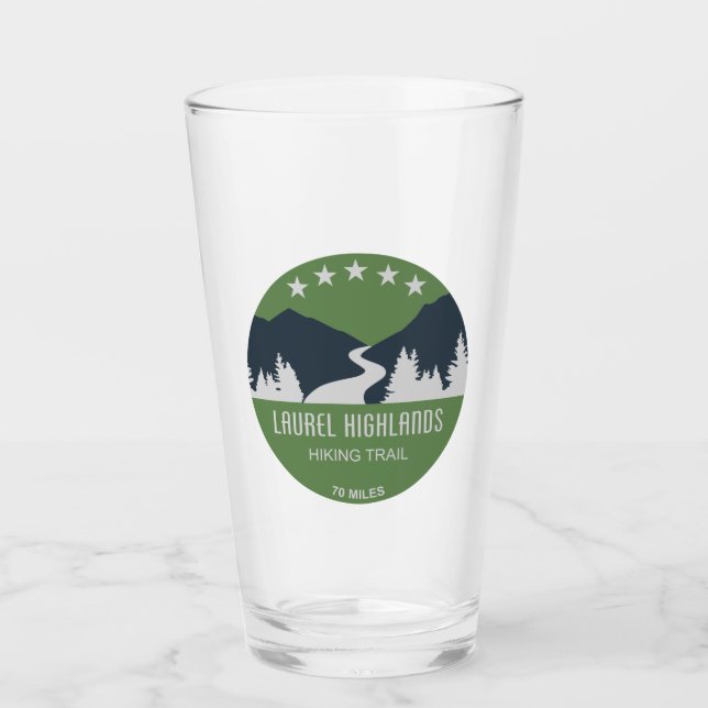 Laurel Highlands Hiking Trail Glass (Front)