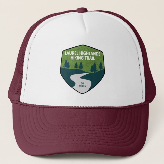 Laurel Highlands Hiking Trail Trucker Hat (Front)