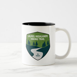 Laurel Highlands Hiking Trail Two-Tone Coffee Mug