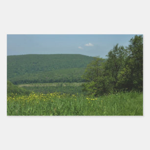 Laurel Highlands Pennsylvania Summer Photography Rectangular Sticker