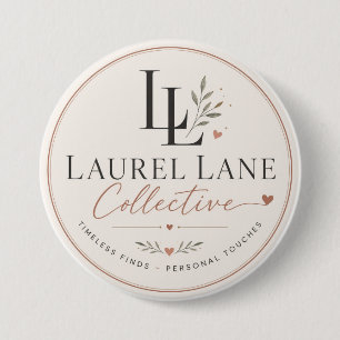 Laurel Lane Designs 7.5 Cm Round Badge