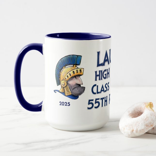 Laurel Spartan’s 55th Reunion Mug (With Donut)