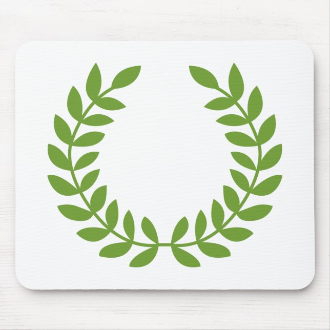 Laurel Wreath (Ancient Greek Symbol) Mouse Mat (Front)