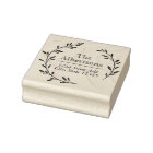 Laurel Wreath Custom Family Name Return Address